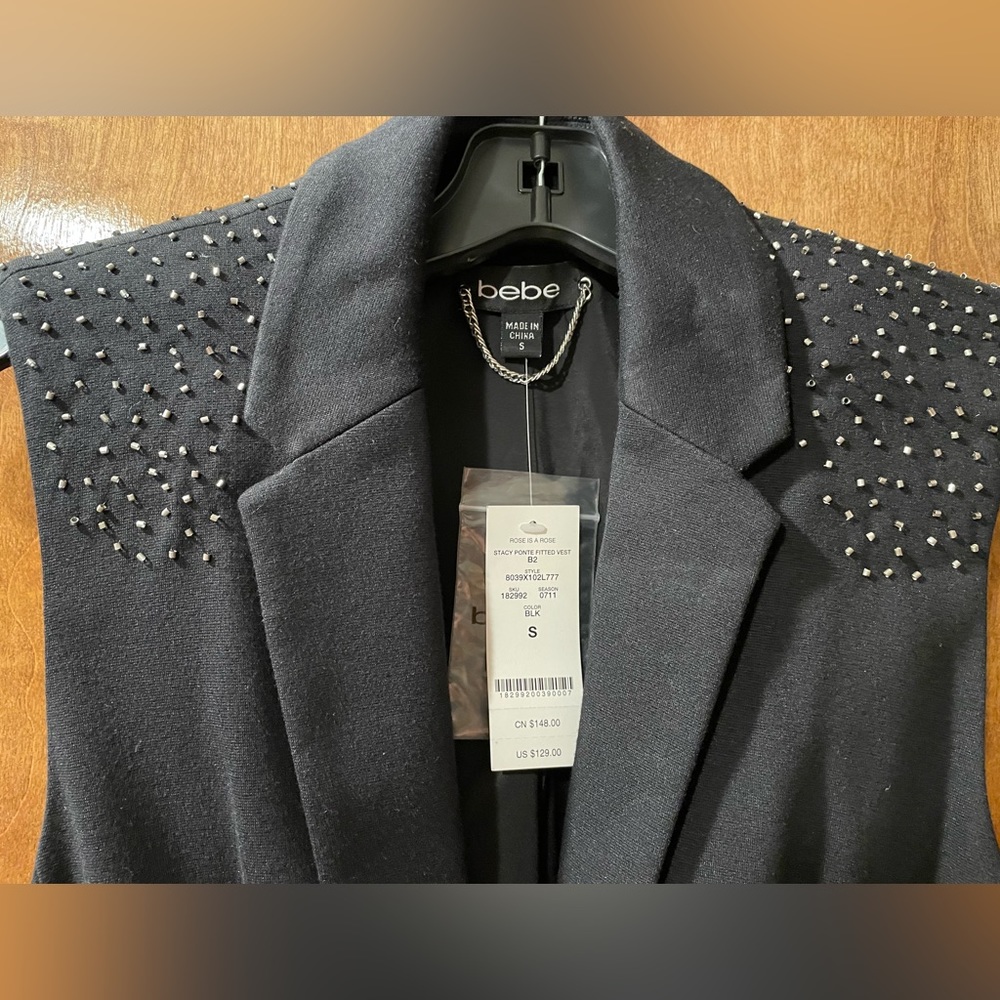Bebe Vest Black